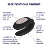 Satisfyer Stimulateur connecté Double Joy Satisfyer Noir